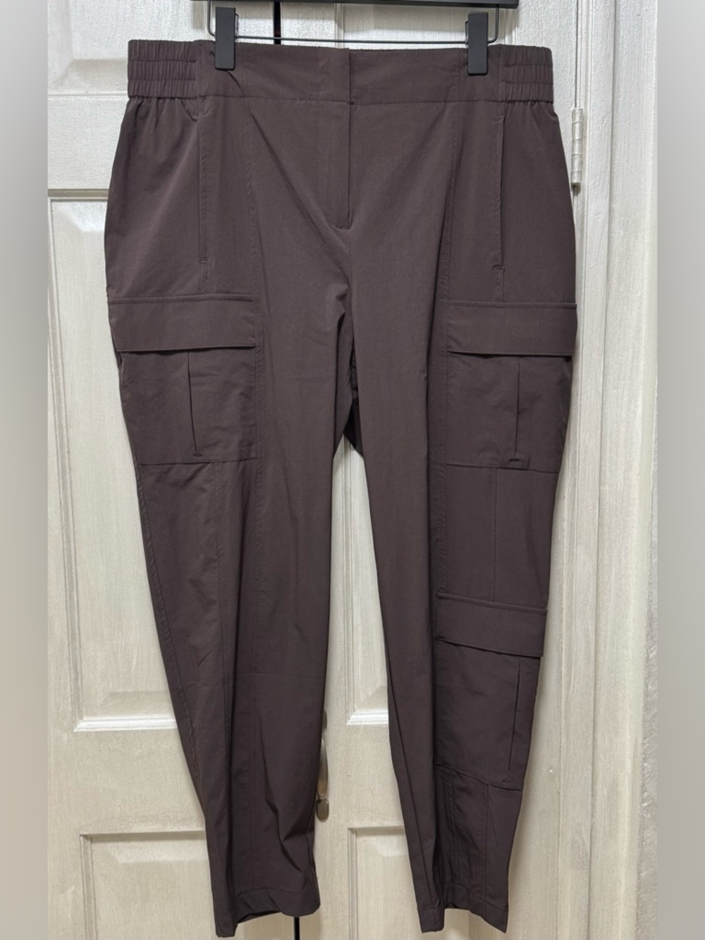 Avalanche Women XL Brown Nylon Stretchy Outdoor Cargo Pants Joggers